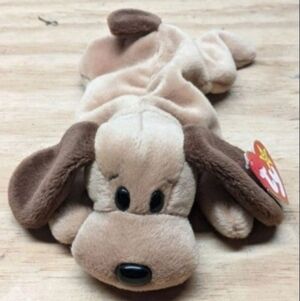TY Plush Dog Toy - Beige Brown Soft Puppy